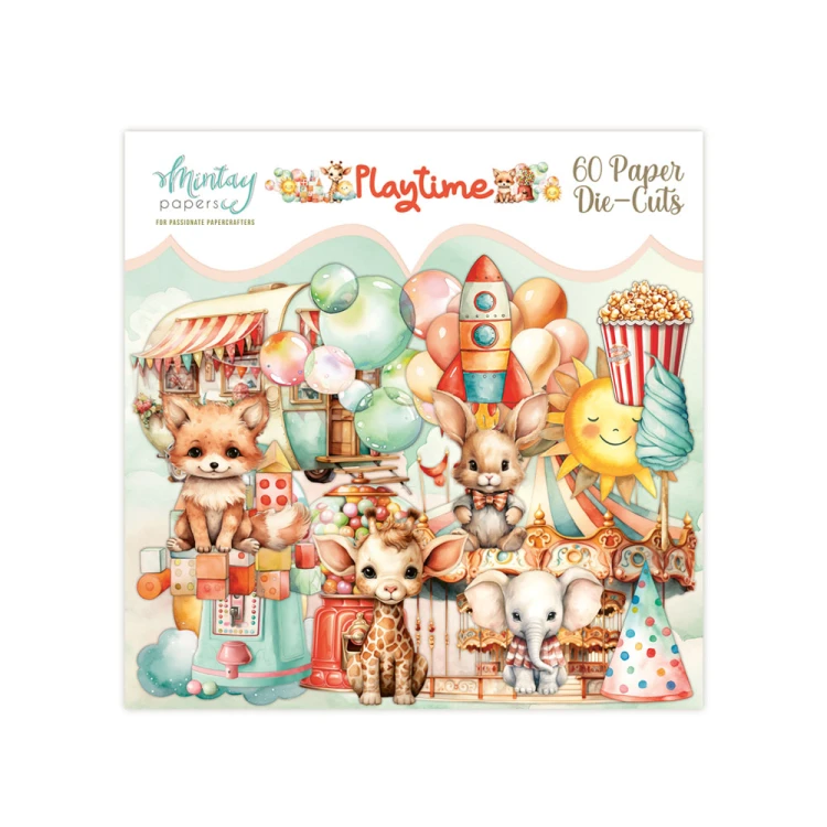 Papierowe Elementy - Playtime, 60 szt.