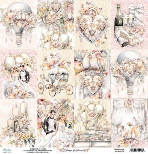 Papier 30,5 x 30,5 cm - Always & Forever 06