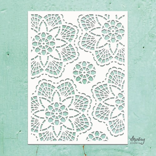 Mintay Kreativa - Szablon - Doilies