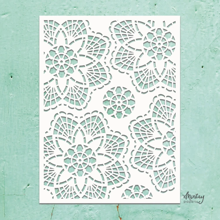 Mintay Kreativa - Szablon - Doilies