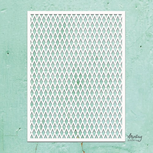 Mintay Kreativa - Szablon - Diamond Pattern