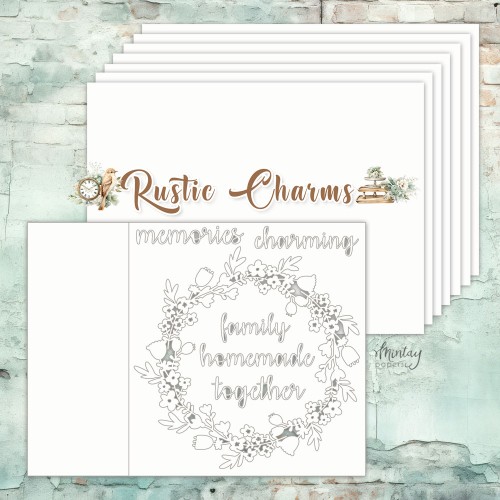 Baza Albumu 15,2 x 20,3 cm - Rustic Charms