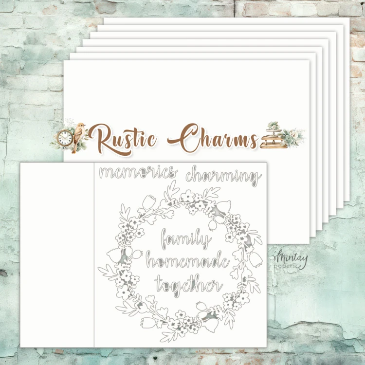 Baza Albumu 15,2 x 20,3 cm - Rustic Charms