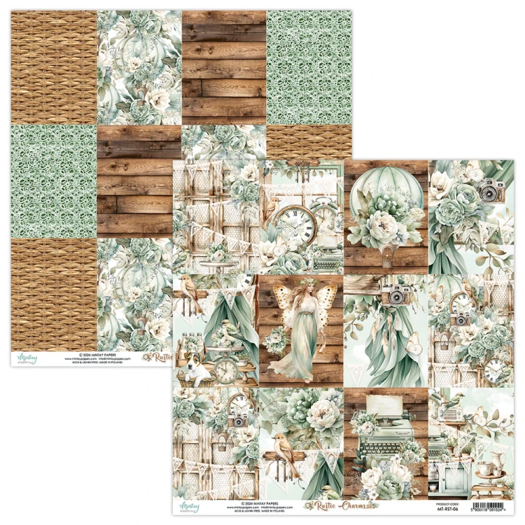 Papier 30,5 x 30,5 cm - Rustic Charms 06