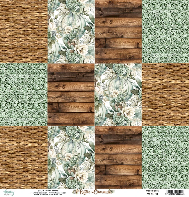 Papier 30,5 x 30,5 cm - Rustic Charms 06