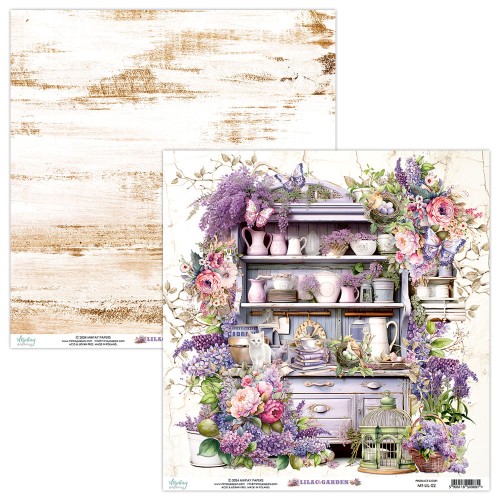 Papier 30,5 x 30,5 cm - Lilac Garden 02