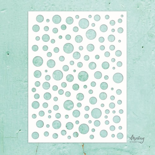Mintay Kreativa - Szablon - Bubbles