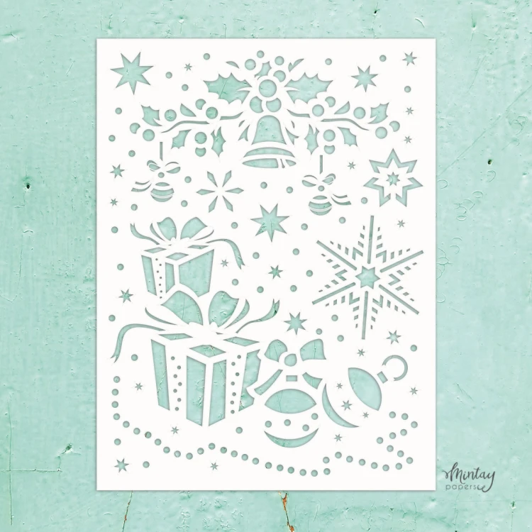 Mintay Kreativa - Szablon - Christmas Mix