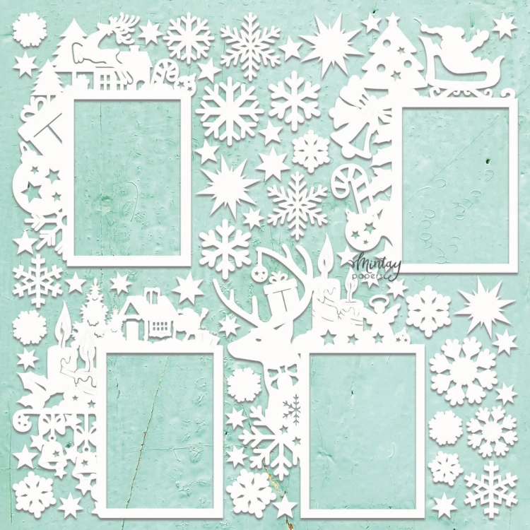 Mintay Chippies - Dekor - Christmas Frames