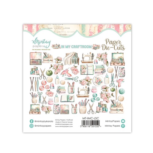 Papierowe Elementy - In My Craftroom, 60 szt.