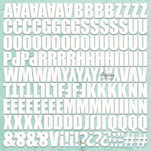 Mintay Chippies - Dekor - Monograms 2