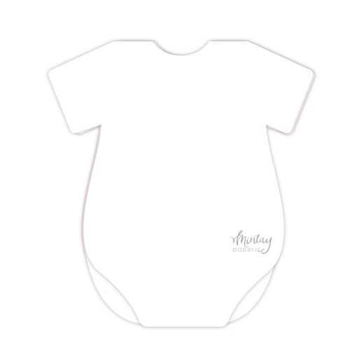 Mintay Basic - Baza Kartki Body - BIAŁA, 5 szt.