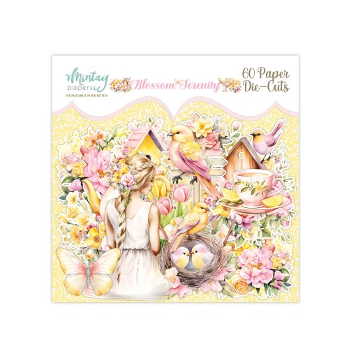 Papierowe Elementy - Blossom Serenity, 60 szt.
