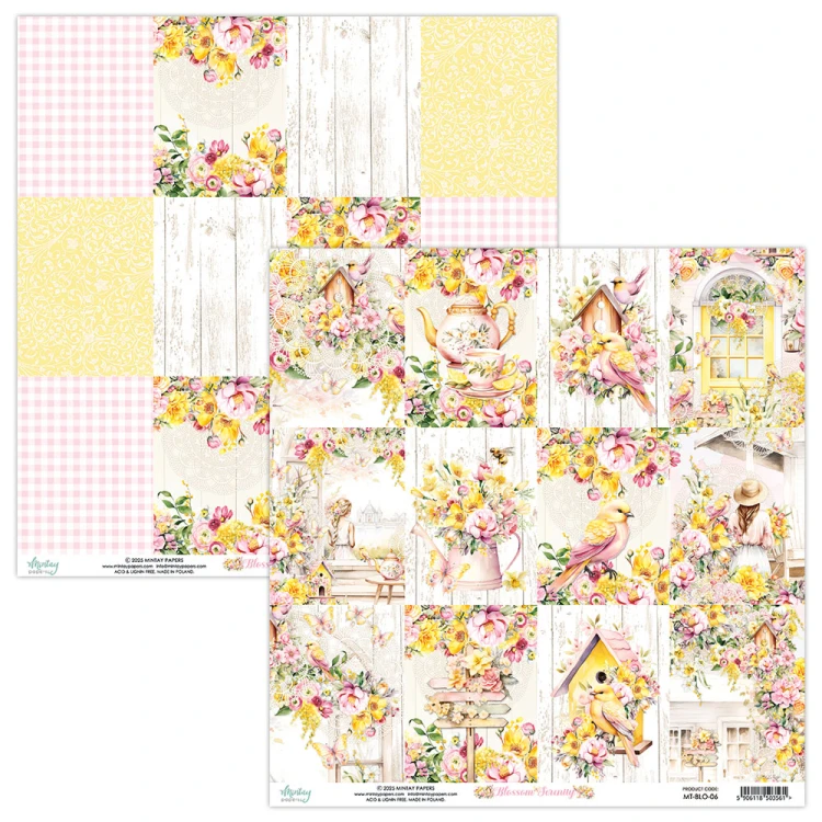 Papier 30,5 x 30,5 cm - Blossom Serenity 06