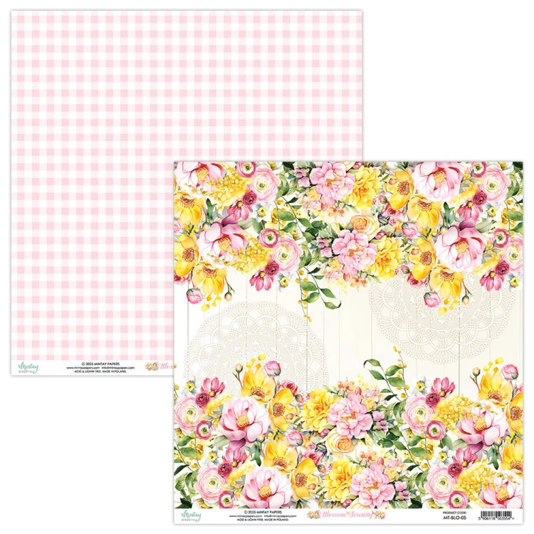 Papier 30,5 x 30,5 cm - Blossom Serenity 05
