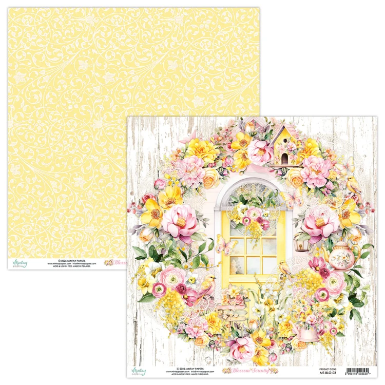 Papier 30,5 x 30,5 cm - Blossom Serenity 03
