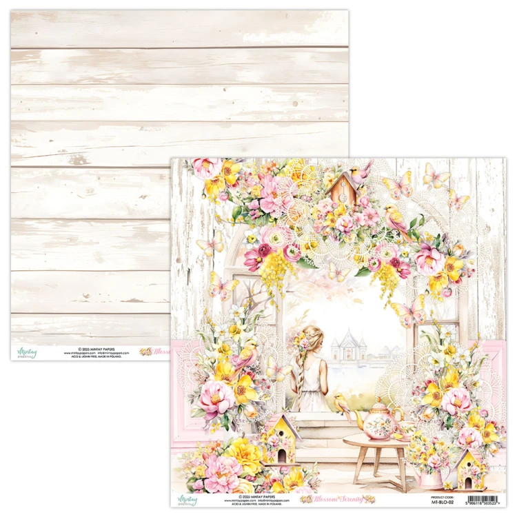 Papier 30,5 x 30,5 cm - Blossom Serenity 02