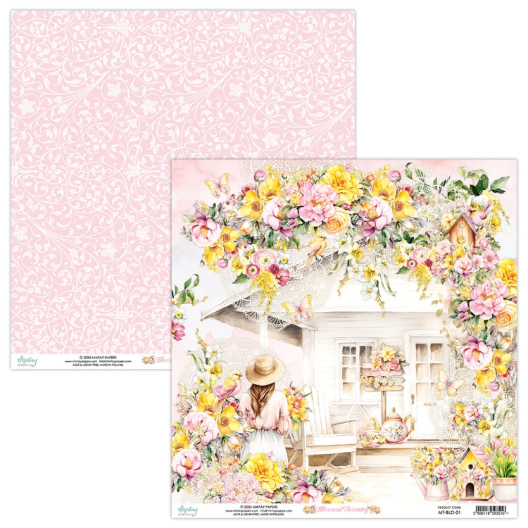 Papier 30,5 x 30,5 cm - Blossom Serenity 01