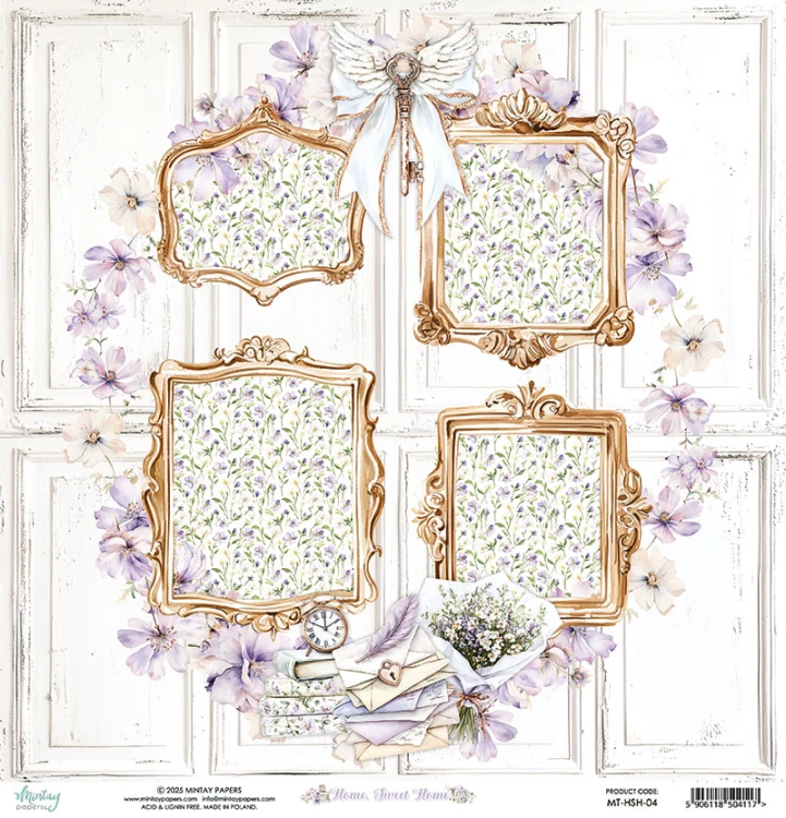 Papier 30,5 x 30,5 cm - Home, Sweet Home 04