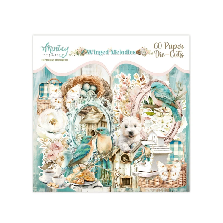 Papierowe Elementy - Winged Melodies , 60 szt.