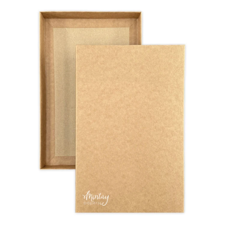 Mintay Basic - Pudełko 16 cm x 25 cm x 3 cm - KRAFT, 3 szt.