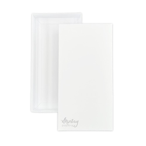 Mintay Basic - Pudełko 11,5 cm x 23 cm x 3 cm - BIAŁE, 3 szt.