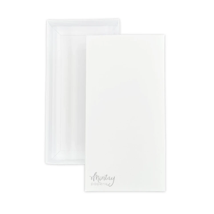 Mintay Basic - Pudełko 11,5 cm x 23 cm x 3 cm - BIAŁE, 3 szt.
