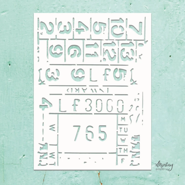 Mintay Kreativa - Szablon - Mixed 3
