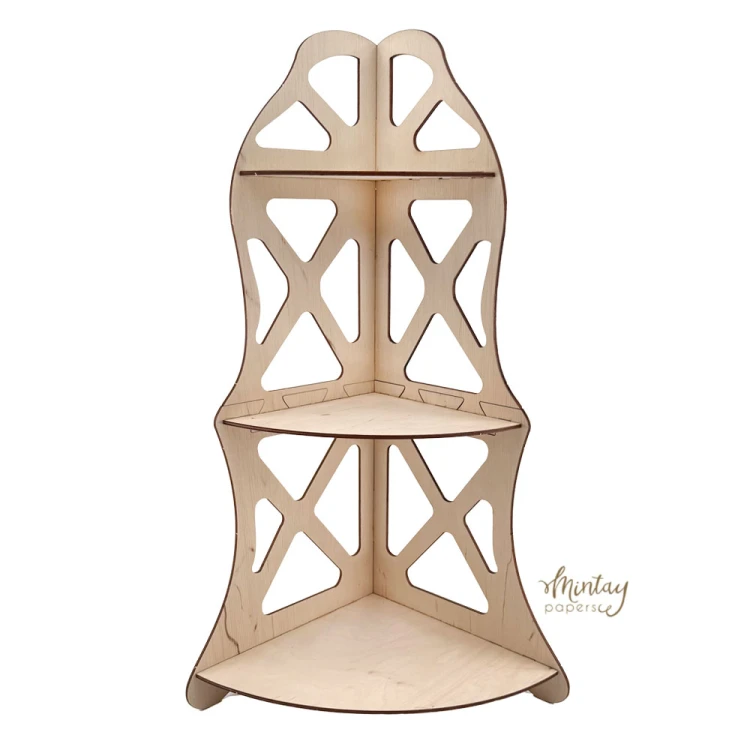 Mintay Woodies  - Dekor - Regał Narożny