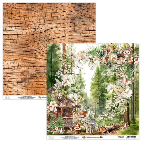 Papier 30,5 x 30,5 cm - Wildwood Secrets 01