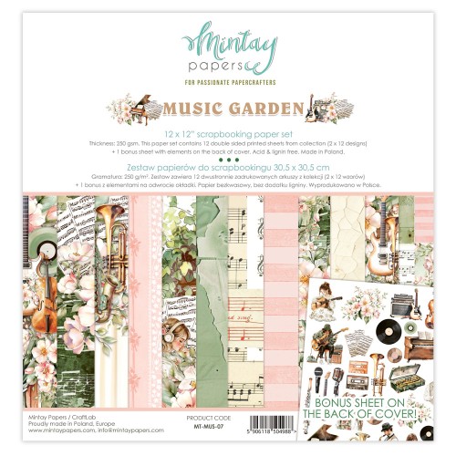Zestaw 30,5 cm x 30,5 cm - Music Garden