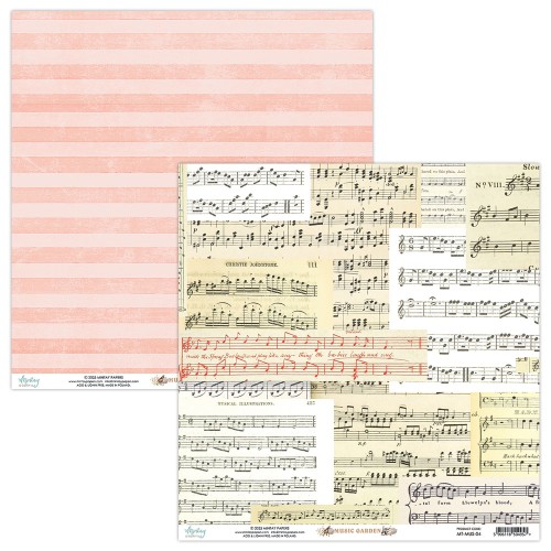 Papier 30,5 x 30,5 cm - Music Garden 04