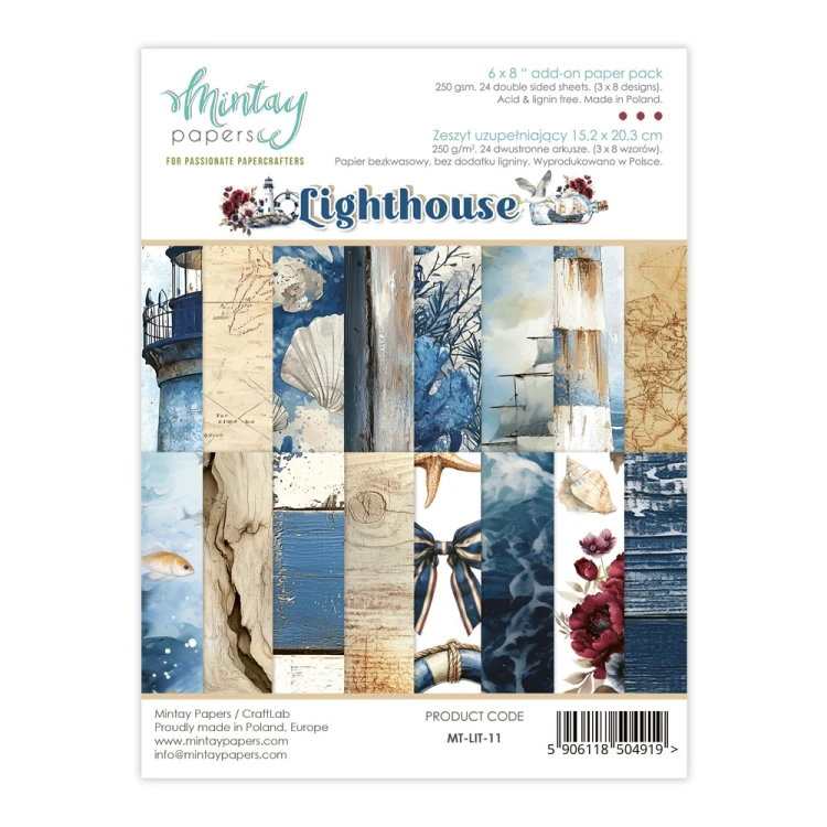 Zeszyt uzupełniający 15,2 x 20,3 cm - Lighthouse