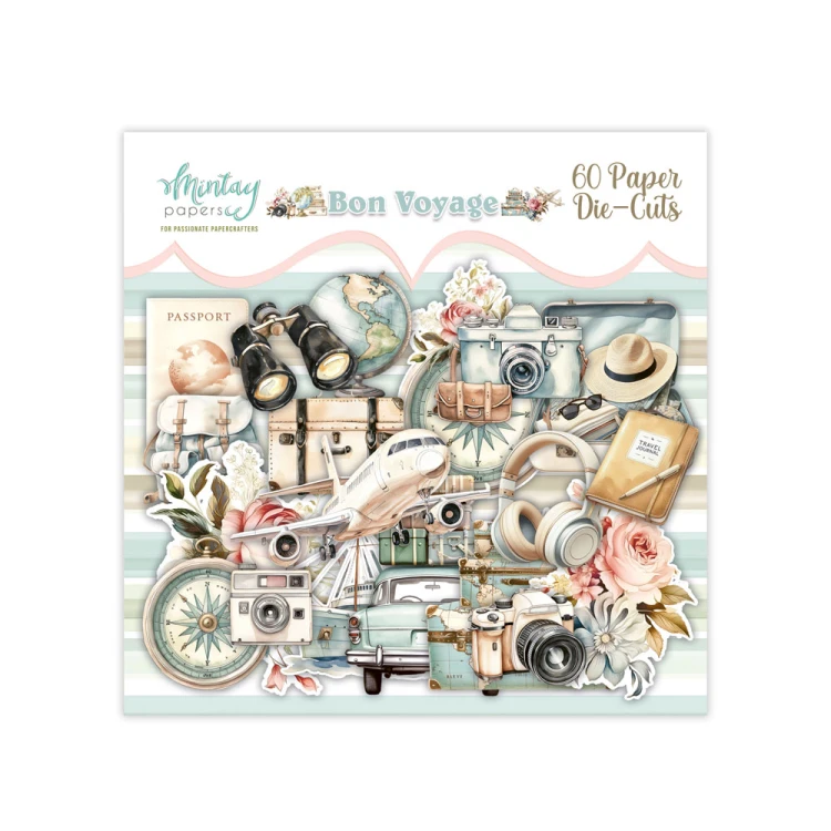 Papierowe Elementy - Bon Voyage, 60 szt.