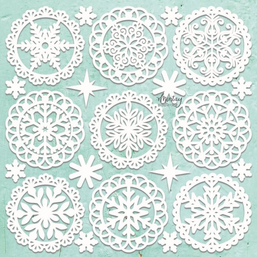 Mintay Chippies - Dekor - Winter Doilies