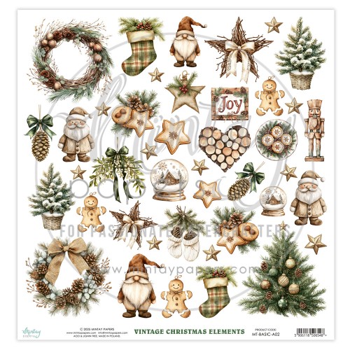 Mintay Basic - Elementy - Rustic Christmas