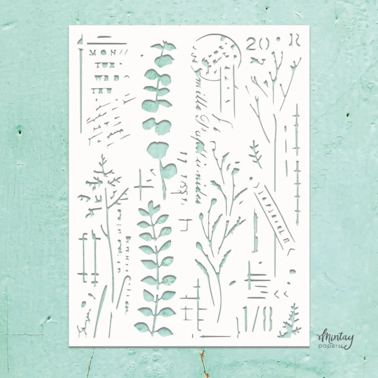 Mintay Kreativa - Szablon - Mixed 9