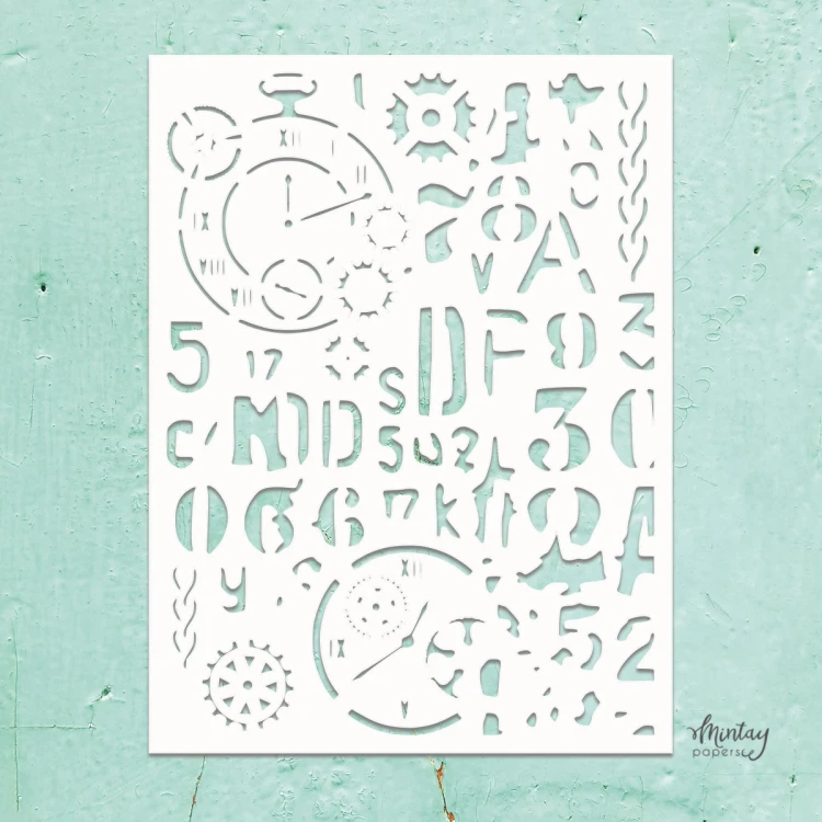 Mintay Kreativa - Szablon - Mixed 10