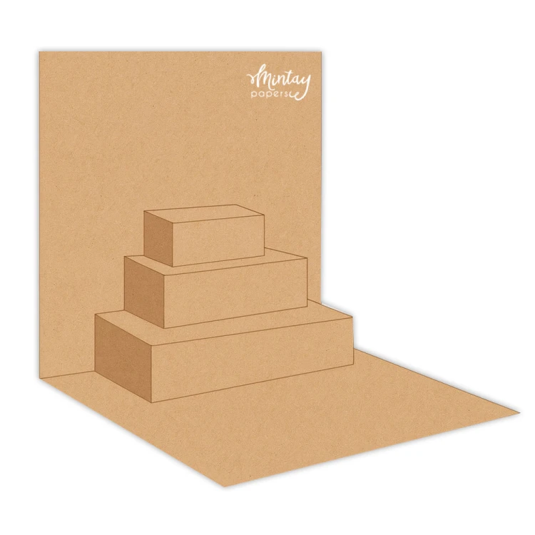 Mintay Basic - Wkładka Kartki Pop-Up - KRAFT, 5 pcs