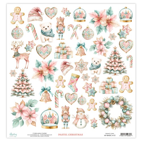 Mintay Basic - Elementy - Pastel Christmas