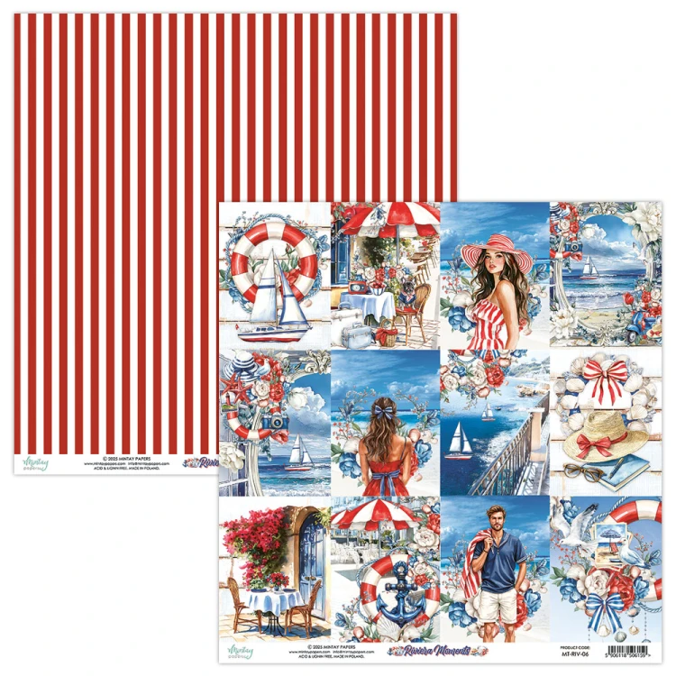 Papier 30,5 x 30,5 cm - Riviera Moments 06