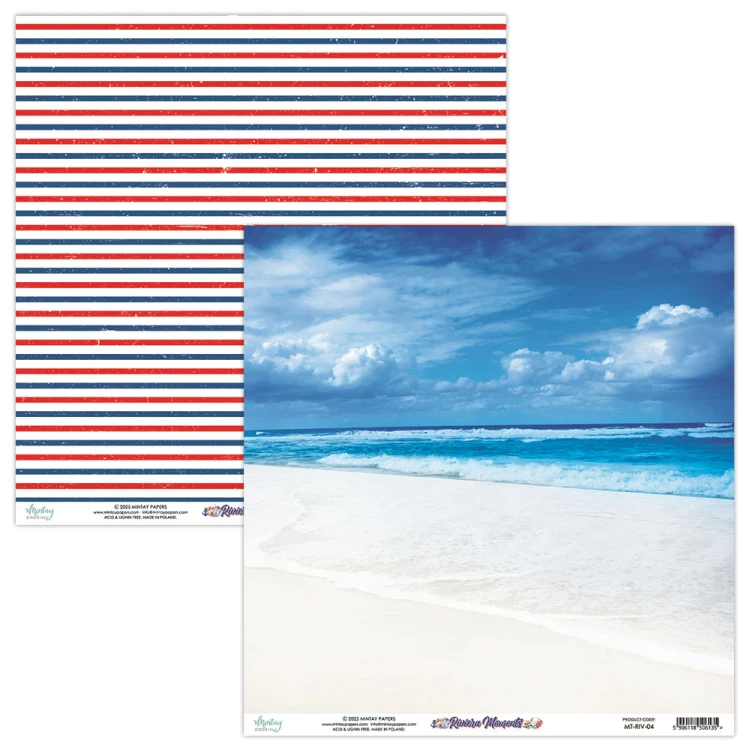 Papier 30,5 x 30,5 cm - Riviera Moments 04