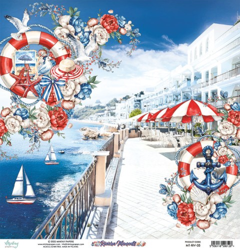 Papier 30,5 x 30,5 cm - Riviera Moments 03