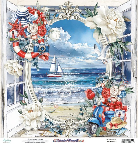 Papier 30,5 x 30,5 cm - Riviera Moments 02