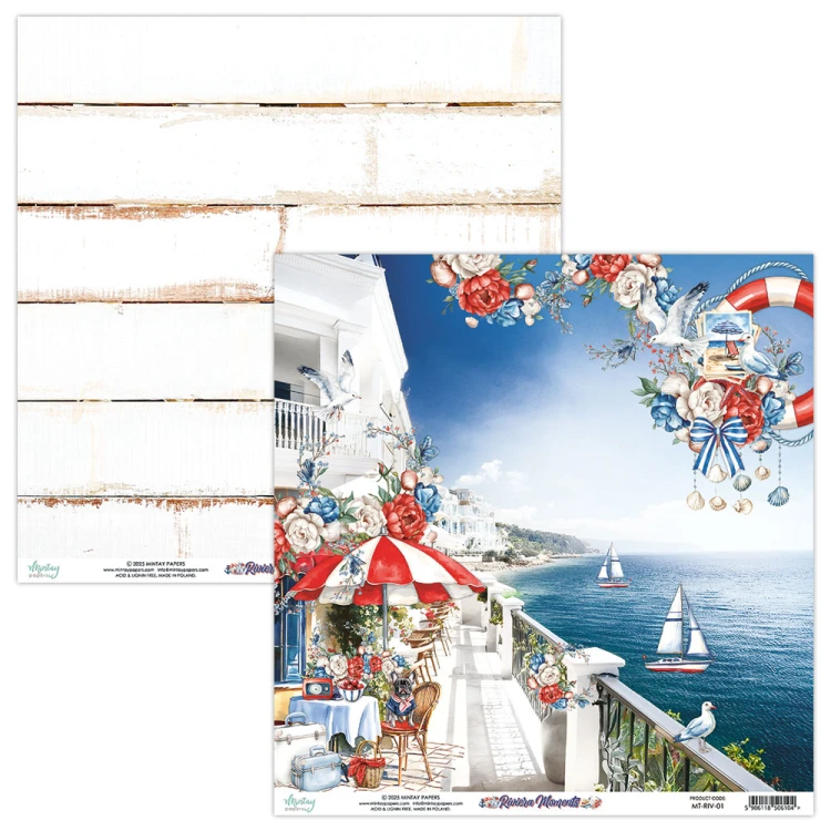 Papier 30,5 x 30,5 cm - Riviera Moments 01