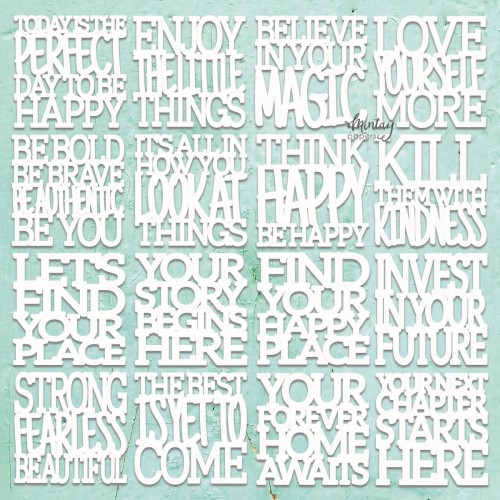 Mintay Chippies - Dekor - Motivational Words