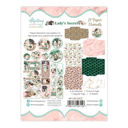 Papierowe Koperty i Tagi - Lady's Secret, 27 szt.