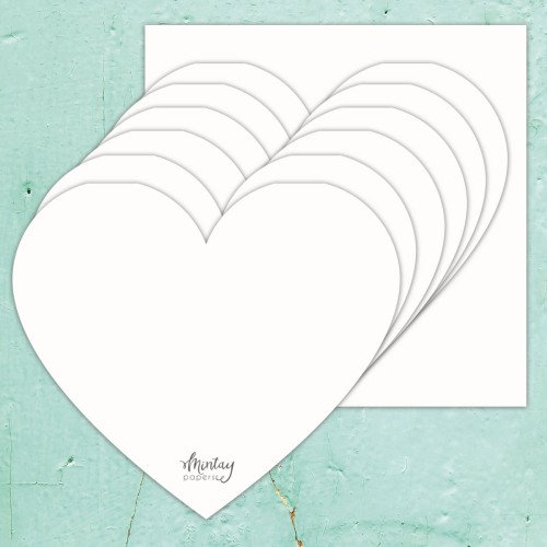 Mintay Chippies - Baza Albumu 20 x 20 cm - Serce