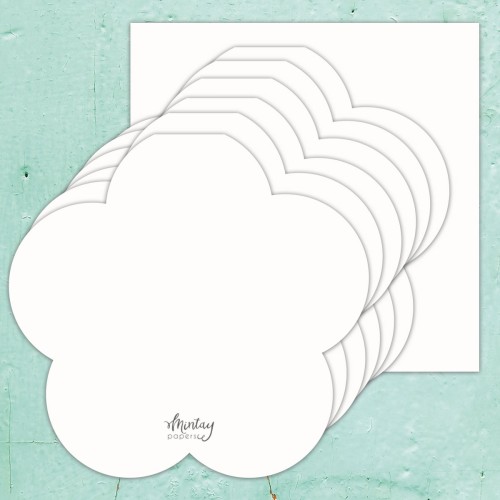 Mintay Chippies - Baza Albumu 20 x 20 cm - Kwiat