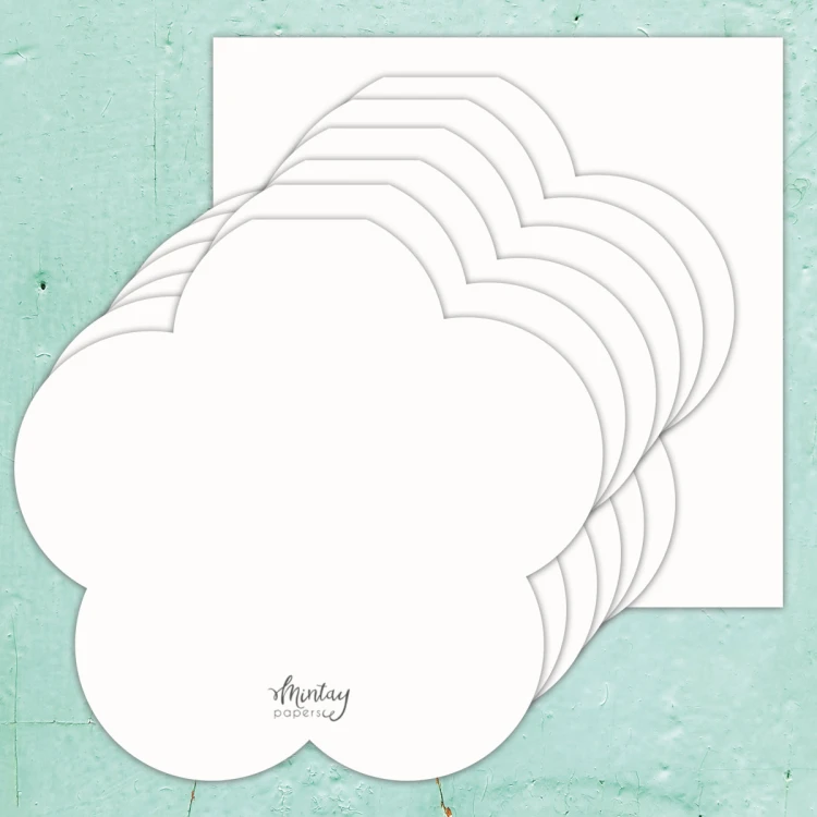 Mintay Chippies - Baza Albumu 20 x 20 cm - Kwiat
